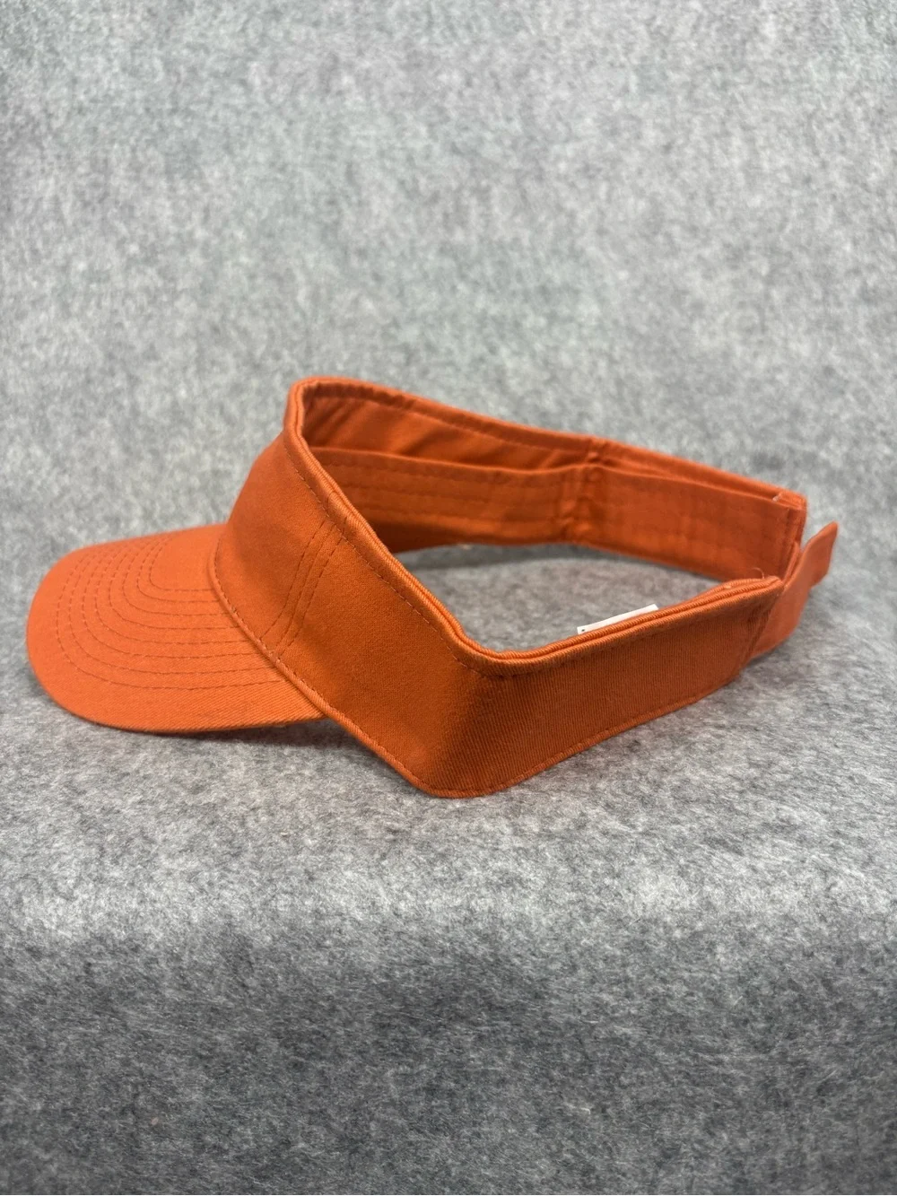 Vintage Nissun Burnt Orange Adjustable Cotton Visor